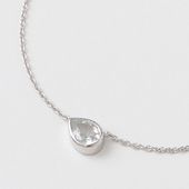 cotori./天然石ネックレス ホワイトトパーズ